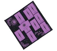 Geavonyg Couvertures De Table Divination en Tissu Lecture Tarots Mystiques Papillons Et Fleurs pour Les Méditations Divination Et Les Tapis Tarot en Flanelle Résistants À l'usure du Yoga