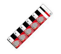 Geavonyg CR2450 Batteries De Bouton 3V Pack 5 Batteries Cellules Monnaie 3V Conception Puissantes pour Jouets Et Cellule Monnaie D'instrument Médical Et Médical