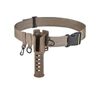 Geavonyg De Canne À Pêche Léger Poteaux Lancer Rotatifs Portables Ceintures Pataugeoire À Taille Réglable Accessoires D'extérieur Légers Et Durables