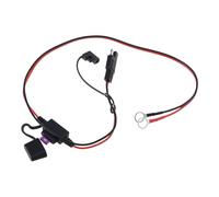 Geavonyg Débranche Rapidement SAES Anneaux Terminaux Huissage 10A 2 PIN PIBLES Câble D'extension De Batterie pour Motorcycle Car SAE Connecteurs