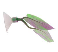 Geavonyg Décors D'aquarium Ornements De Réservoirs 'Eau Colorés Aménagement Paysager Feuilles Artificielles Colorées Apparence 'Aquarium