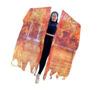 Geavonyg Drapeaux De Culte Danse Louange 2 Pièces avec Tige Évolutive Flamme Aile Culte pour Drapeaux D'église Accessoires