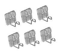 Geavonyg Drillless Wall Hook Practical Adhesive Bathroom Organizers Damage Release Installation Rustproof Plastic for Towels Plastic Shower Holders Wall