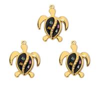 Geavonyg Ensemble De 3 Pendentifs Animaux Collier Accessoires Artisanaux Bijoux Idéal pour Les Bijoux Uniques Et Les Projets Artisanaux