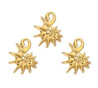Geavonyg Ensemble De 3 Pendentifs Animaux Collier Accessoires Artisanaux Bijoux Idéal pour Les Bijoux Uniques Et Les Projets Artisanaux
