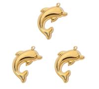 Geavonyg Ensemble De 3 Pendentifs Animaux Collier Accessoires Artisanaux Bijoux Idéal pour Les Bijoux Uniques Et Les Projets Artisanaux