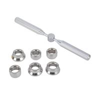 Geavonyg Ensemble D'outils De Réparation Dissolvant Coque Arrière 'ouvreur Montre avec 6 Têtes 'engrenage pour La Fixation 'Entretien La Batterie Ensemble 'Outils Arrière Montre