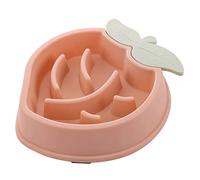 Geavonyg Feed Feed Dog Nourrissant Manger Bowl Stop Puppy Food Gulating Bloat Rapid Manger Pet Pet Safe Feeder Anti Skid Small Puppy Bols Small Breed Wet Forme Fun Forme Rose