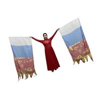 Geavonyg Foulards De Danse Portables avec Un Design Résistant Déchirures Idéaux pour Les Spectacles sur Scène Et La Pratique La Danse Cravate Drapeaux D'éloge