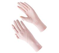 Geavonyg Gants De Pour Femmes 2 Pièces Doigt Complet Couleur Unie Pour La Conduite Et Le Cyclisme Gants Sport Plein Air