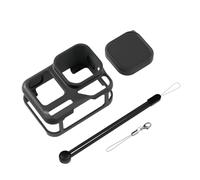 Geavonyg Garde D'objectif De Boîtier en Silicone Et Longe Pratiques Ensemble pour La Caméra La Caméra Sportive Abrogeur Choc Couverture Protection en Silicone