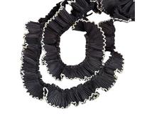 Geavonyg Garniture En Dentelle De Mousseline De 3cm De Largeur Multi-usage Coupe En Dents De Chien Pour Améliorer La Décoration Des Projets Artisanaux Faits À La Main Matériaux De Décoration