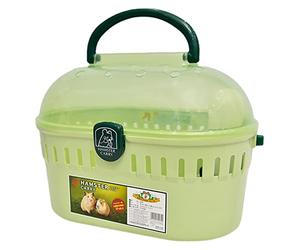 Geavonyg Hamster Transparent Transportant pour Étui Taille Petits Animaux Dragon Barbu Portable Respirant Cochon d'Inde Voiture Hérisson Transporteur De Voyage