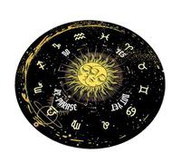 Geavonyg Healings Générateurs D'énergie en Pierre Altars Tarots Sun Moon Pattern Altars Tarots Pad DADSING du DADLES