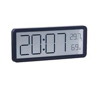 Geavonyg Horloge Murale Numérique Facile avec Affiche La Température Et La Date pour n'importe Quelle Pièce Date Et Horloge du Jour