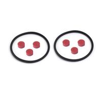 Geavonyg Jeu De Cercles D'étanchéité en Caoutchouc pour Adaptateurs Moyeux Nabs Révision Haut-parleurs Sonores Portables Et Accessoires Ensemble Cercles D'étanchéité