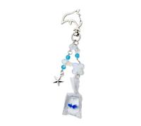 Geavonyg Keychain De Charme Poisson Résineux Artisanal Avec Des Conceptions Sacs Sacs D'eau Clairs Pour Un Porte-creux Poisson Rouge À Usage Quotidien