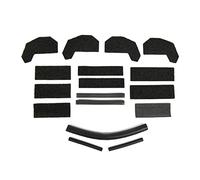 Geavonyg Kit De Joint Réparation Fuite Toit Ouvrant Bloqueur Mousse Toit Rigide Voiture Amélioré 68026937AB Fixation Rapide Utilisé pour 2011-2014 JK 17 Pièces Kit Joint Bloqueur