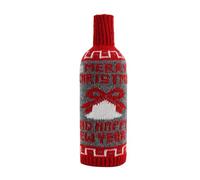 Geavonyg La Bouteille De Vin Noël Élégante Couvre Les Protecteurs avec Un Cerf/Arbre Intemporel Idéal pour La Fête des Fêtes Décoration Vin Vacances