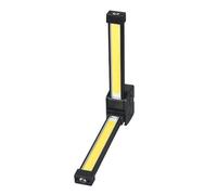 Geavonyg Lampe De Poche LED Pliante Lumineuse Gymnastique Portable Étanche Travail Magnétique pour Atelier Réparation Voiture Garage Portable LED Flashlight