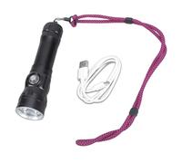 Geavonyg Lampe De Poche LED sous-Marine Étanche Éclairage Mer Torche Pêche 1500LM Étanche Adaptée À Un Usage Marin Lampe Poche Plongée Professionnelle