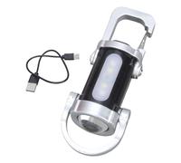 Geavonyg Lampes De Poche LED Keychain Light USB Torches Rechargeables Camping Extérieur Travaillant pour La Recherche Lampes LED Randonnée