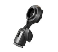 Geavonyg Metal Microphone Clip Microphone Shock Mount Bracket Holder Simple Stand Accessories Use Flexible Angled Adjustment Desktop Condenser Mic Stand