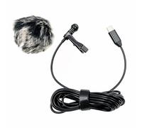 Geavonyg Microphone À Pince De Type C Lavalier Convivial pour Les Voyages À Revers Enregistrement De Qualité 3 Styles pour Podcasts Et Dictée Lavalier