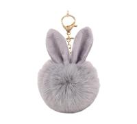 Geavonyg Mignon Eart Toy Soft Furry Ball En Peluche De D'école Trousque Ornement Backpack Charm Diamètre 9-10cm Pendeur Clé Élégante Pour Les Accessoires