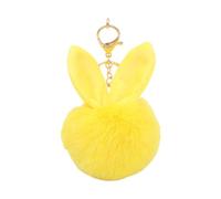 Geavonyg Mignon Eart Toy Soft Furry Ball En Peluche De D'école Trousque Ornement Backpack Charm Diamètre 9-10cm Pendeur Clé Élégante Pour Les Accessoires