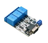 Geavonyg Module De Commande Industriel 1CH/2CH/3CH/4CH 5-32V Carte Commutateurs Relais 8 Bits SP3232 Module Relais Communication Série