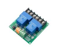 Geavonyg Module De Relais À 2 Canaux 5 V Niveaux Élevés Et Bas Isolation par Optocoupleur Capacité 30 Ampères pour La Maison Intelligente Contrôleur Logique Programmable Automatisation Module