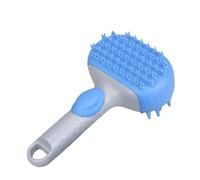 Geavonyg Multifunctional Grooming Brush for Pet Depth Cleaning Massage Comb Nonslip Handle Easyly Clean Various Size Waterproofed Pet Grooming Tool