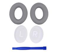 Geavonyg Oreillettes en Tissu À Mailles Éponges Coussinets d'oreille De Remplacement Cache-Oreilles pour QC45 QCSE Nouveaux Écouteurs sans Fil Confortables Et Silencieux (1 Paire) Oreillettes De