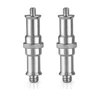 Geavonyg Pack De Vis Convertisseur 2PCS 3/8 1/4 Accessoires TRIPODES D'adaptateur Mâle À Mâle pour Récepteur sans Fil Caméra Métallique Photo Outil À Main pour Parapluie