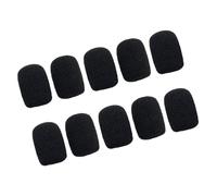 Geavonyg Paquet De 10 Microphones Capuchon De Protection en Mousse Pare-Brise Conception Ergonomique Équipement D'enregistrement Professionnel Couvertures De Pare-Brise Microphones Mousse
