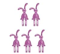 Geavonyg Paquet De 5 Figurines De Lièvre Assise Adhésif Assis À La Maison Décor