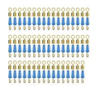 Geavonyg Paquet De Barils Pêche À Balle À Balle Haute Résistance Swivels Connector Clips pour Le Connecteur Ligne Pêche en Eau Douce en Eau Salée