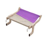 Geavonyg Perchoir pour Chat Monté sur Lit Humain Lit Doux Et Mignon Étagère De Fenêtre Hamac Permettant Gagner l'espace Monté sur Fenêtre Étagère Meubles Chats