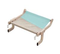 Geavonyg Perchoir pour Chat Monté sur Lit Humain Lit Doux Et Mignon Étagère De Fenêtre Hamac Permettant Gagner l'espace Monté sur Fenêtre Étagère Meubles Chats