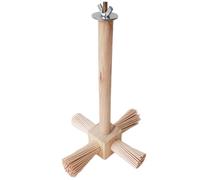 Geavonyg Perchoirs À Oiseaux Bâton De Perroquet Perroquet en Bois Naturel Branche d'arbre Bâton Fournitures De Cage pour Perroquets Calopsittes Jouet Échelle Perchoir Cage Jouet Mâcher en