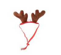 Geavonyg Pet Dog Christmas Party Band Band Fashion Rendeer Antler Headwear Puppy Dress Up Headpiece Cosplay Accessories Christmas Pet Headwear Party Supplies