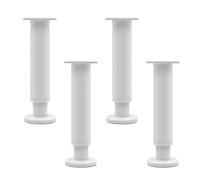 Geavonyg Pieds De Meubles Généraux Table en Acier Roulée Supports De Jambes Robustes Et Réglables pour Plusieurs Types Réglables