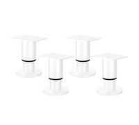 Geavonyg Pieds De Meubles Généraux Table en Acier Roulée Supports De Jambes Robustes Et Réglables pour Plusieurs Types Réglables