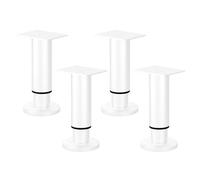 Geavonyg Pieds De Meubles Généraux Table en Acier Roulée Supports De Jambes Robustes Et Réglables pour Plusieurs Types Réglables