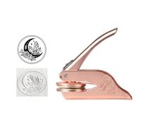 Geavonyg Pince À Gaufrer Le Papier Exlibris Scellage De Timbres Gaufreur Joints Métalliques pour Enveloppes Cadeaux Pince Exlibris pour Enveloppes Livres