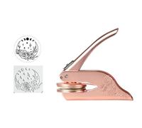 Geavonyg Pince À Gaufrer Le Papier Exlibris Scellage De Timbres Gaufreur Joints Métalliques pour Enveloppes Cadeaux Pince Exlibris pour Enveloppes Livres
