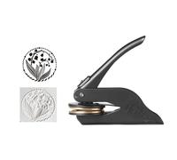 Geavonyg Pince À Gaufrer Le Papier Exlibris Scellage De Timbres Gaufreur Joints Métalliques pour Enveloppes Cadeaux Pince Exlibris pour Enveloppes Livres