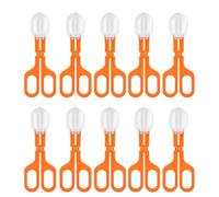 Geavonyg Pince Attrape-Mouches Transparente Longue 10 Pièces sans Gogga Scooper Pince pour Amoureux des Animaux Accessoire D'hygiène pour Animaux De Compagnie