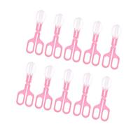 Geavonyg Pince Attrape-Mouches Transparente Longue 10 Pièces sans Gogga Scooper Pince pour Amoureux des Animaux Accessoire D'hygiène pour Animaux De Compagnie
